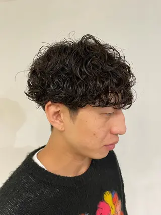 メンズ 三田 真穂のヘアスタイル