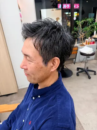 ショート メンズ KOTKA 大山和希のヘアスタイル