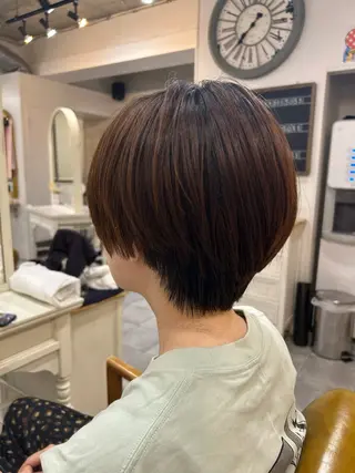 ショート カラー ヘアアレンジ 🍟月舘りほ カラー/髪質改善🍟のヘアスタイル