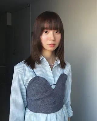 カラー 佐伯 和佳のヘアスタイル