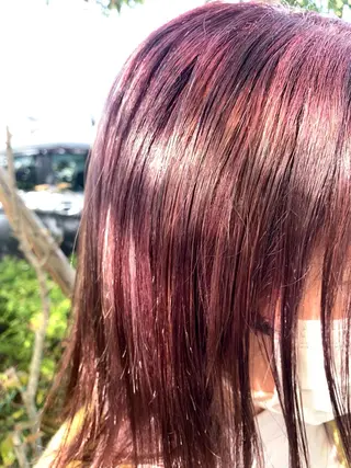 カラー 柳内 まゆのヘアスタイル