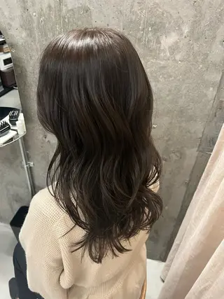 セミロング 宇野愛華∕ パーマスタイルのヘアスタイル