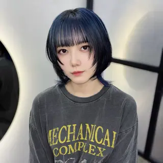ミディアム カラー Ren. 🦋デザインカラーのヘアスタイル