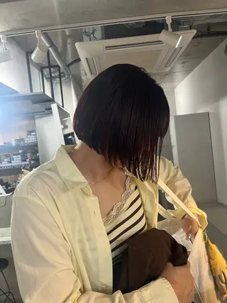 ミディアム カラー anon Loemのヘアスタイル