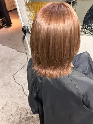 ミディアム カラー ヘアアレンジ お任せヘア☘️☘️ 及川渚のヘアスタイル