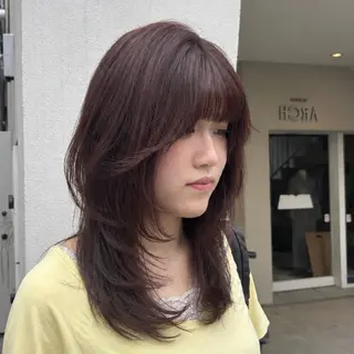 ロング カラー 🌺盛れる爆ツヤ カラー🌺リオのヘアスタイル