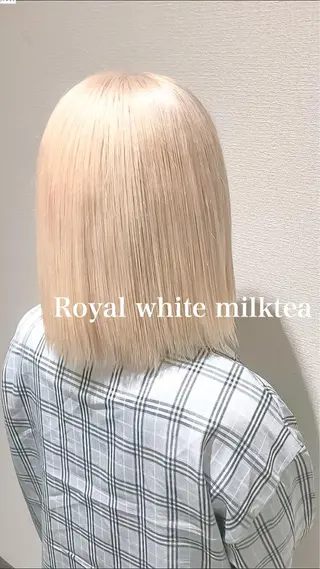 ミディアム カラー Selenehair 三条本店のヘアスタイル