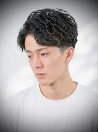 ショート パーマ メンズ ひらお あおとのヘアスタイル