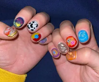 メンズ ネイル 個性派🌺推しネイル 💅💞hota🐇のネイルデザイン