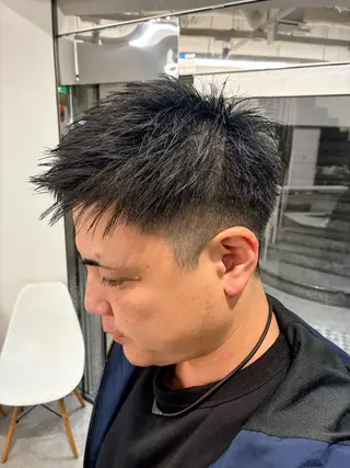 ショート メンズ 上向井 真志【メンズ美容師】のヘアスタイル