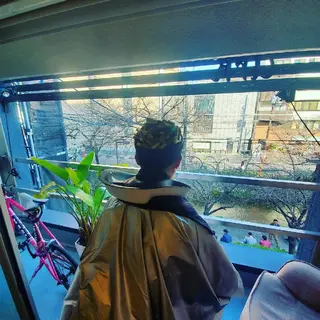 パーマ メンズ spa hair ark 富井直美のヘアスタイル