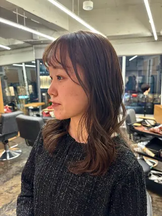 カラー pazu🪡 透明感カラー⟡.·のヘアスタイル