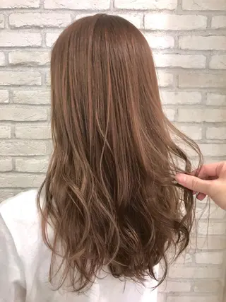 セミロング カラー 大平 美沙のヘアスタイル