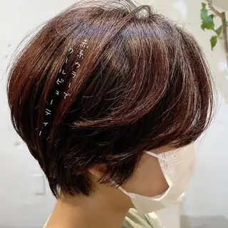 ショート カラー 【女性指名No.1】 西口直子のヘアスタイル