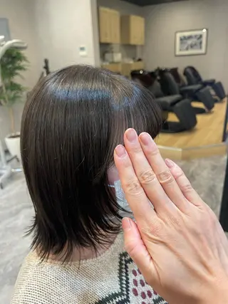 ミディアム 猪ノ原 弘子のヘアスタイル