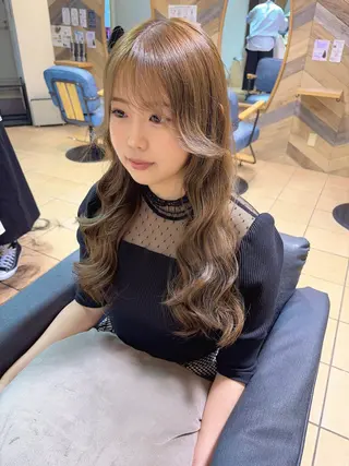 ロング 当日予約OKカット モデル濱川響太のヘアスタイル