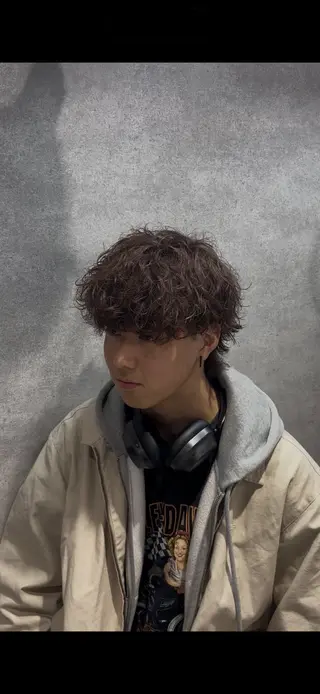 ショート パーマ メンズ トレンド🔥メンズ 特化⚡️網野裕希のヘアスタイル