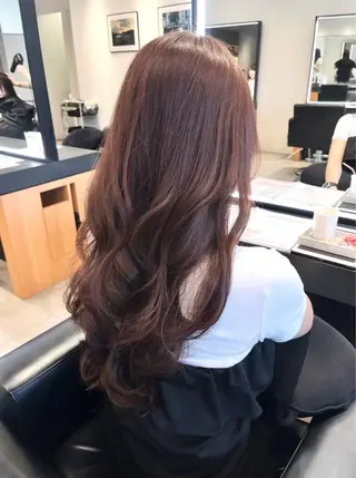 ロング 顔周りレイヤー 髪質改善 / AYUのヘアスタイル