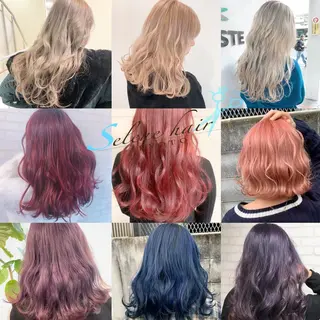 ロング カラー Selenehair 三条本店のヘアスタイル