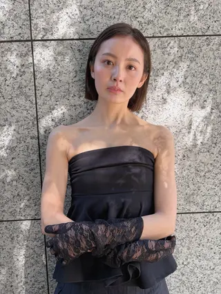 ミディアム カラー 砂原 ひよりのヘアスタイル