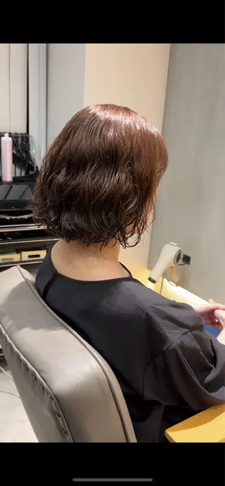ミディアム SNSモニター募集！ くせ毛特化/大村のヘアスタイル