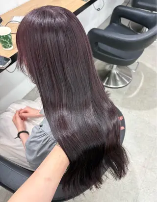 ロング miku/ラベンダー 透明感カラー🪻❤︎のヘアスタイル
