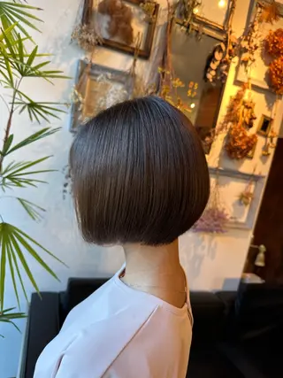 ショート カラー 💜推しインナー カラー/菊池柊真💜のヘアスタイル
