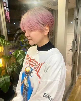 ショート カラー ウルフカット モデル募集中！ミカのヘアスタイル