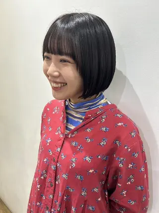ショート ボブ人気No,1✨ TAME副店長のヘアスタイル