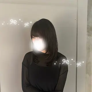 セミロング カラー ✨似合わせカット カラー✨齊藤美優のヘアスタイル