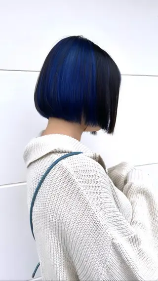 カラー マルヤマ ナナのヘアスタイル
