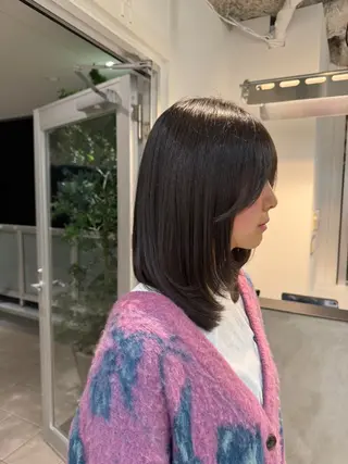 セミロング 🐋湊 ゆうき 🫧のヘアスタイル