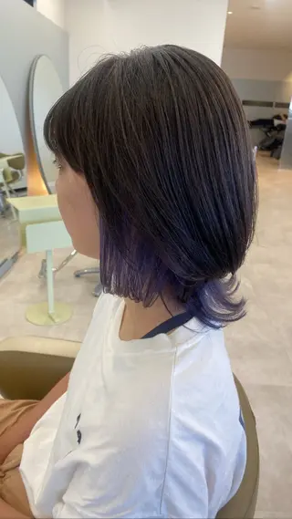 ミディアム カラー 🫧髪質改善/斎藤 奈々/岡山美容師🫧のヘアスタイル