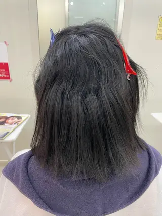 ミディアム パーマ 髪質改善タムラ アユコのヘアスタイル