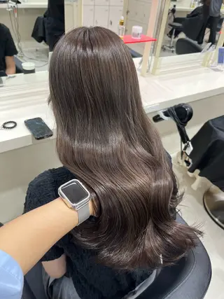 ミディアム カラー 💟RINNA 艶カラー💟のヘアスタイル