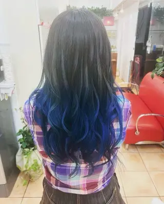 ロング カラー 齋藤 優太朗のヘアスタイル