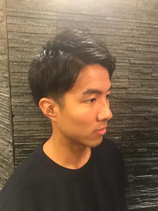 ショート メンズ HIRO GINZA 銀座一丁目店のヘアスタイル