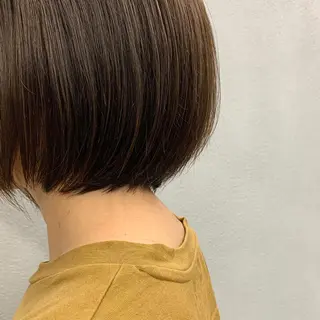 ショート カラー 🌱小顔魅せショート 髪質改善カラー/泉綺のヘアスタイル