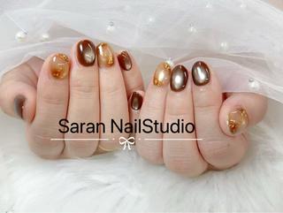 ネイル miho💦 Saran nailのネイルデザイン