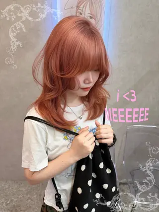 セミロング MOE 福岡韓国ヘア✧︎のヘアスタイル