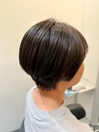 ショート 透明感color あやののヘアスタイル