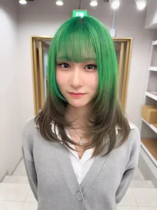 ミディアム カラー 🍀お悩み改善憧れの 美髪　小林風雅のヘアスタイル