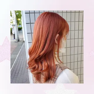 ミディアム カラー 深井 しほりのヘアスタイル