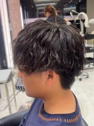 パーマ メンズ 🍊暖色カラー🍊 あいみ🧚🏻のヘアスタイル