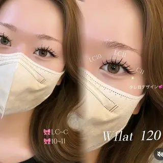マツエク・マツパ ⟡.·アイリスト yuna🎀🤍のマツエク・マツパデザイン