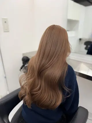 ロング カラー ヘアアレンジ 透明感カラー🎀 Anju/渋谷🎀のヘアスタイル