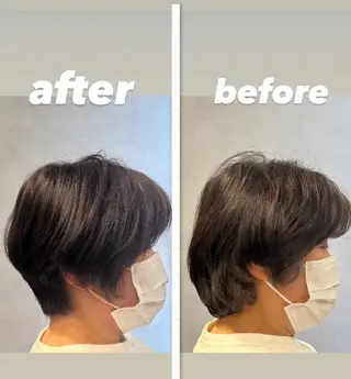 ショート カラー 髪質改善 LIME 長野駅のヘアスタイル