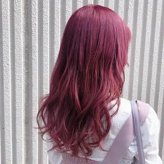 ロング カラー 武田 和子のヘアスタイル