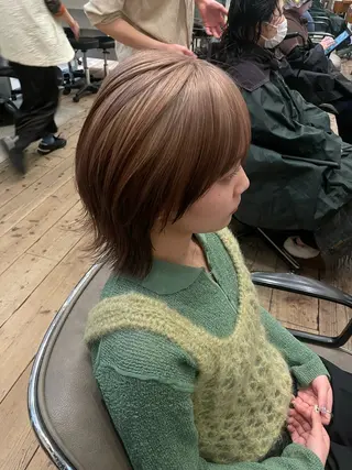ミディアム 🍁ボブパーマ.レイ ヤーボブ🍁陸来のヘアスタイル