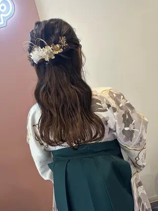ロング ヘアアレンジ pep natsumiのヘアスタイル